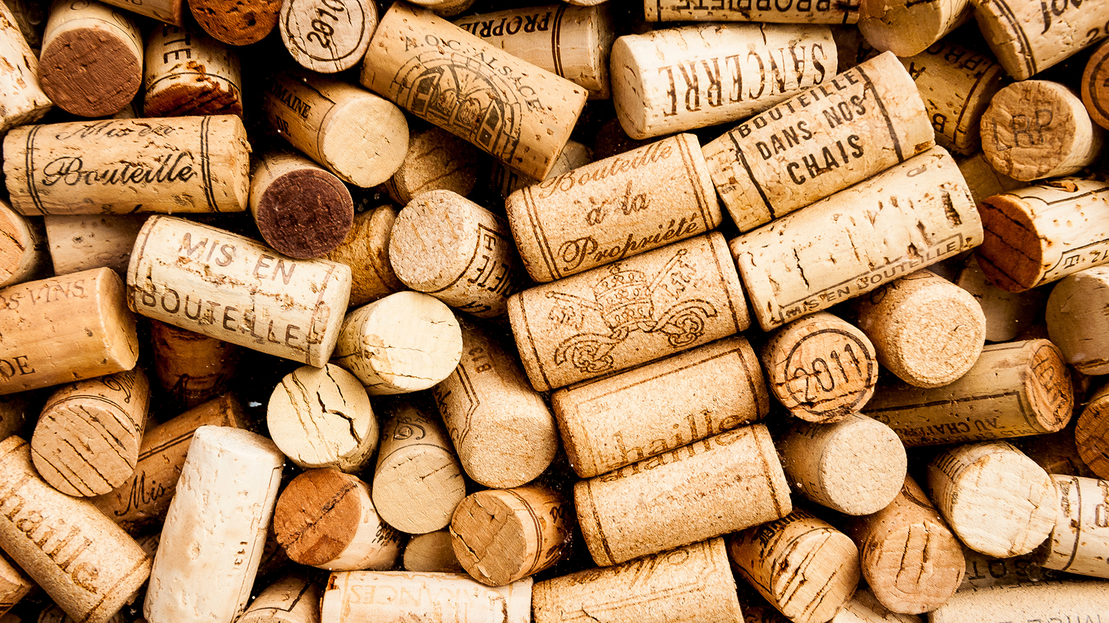 Fond bouchons de liège